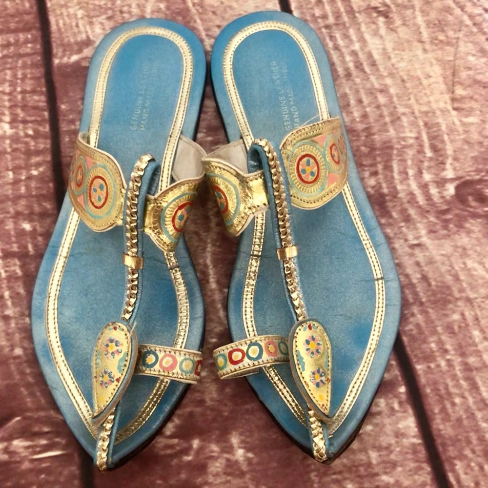 Arabian Aladdin style leather sandals shoes
